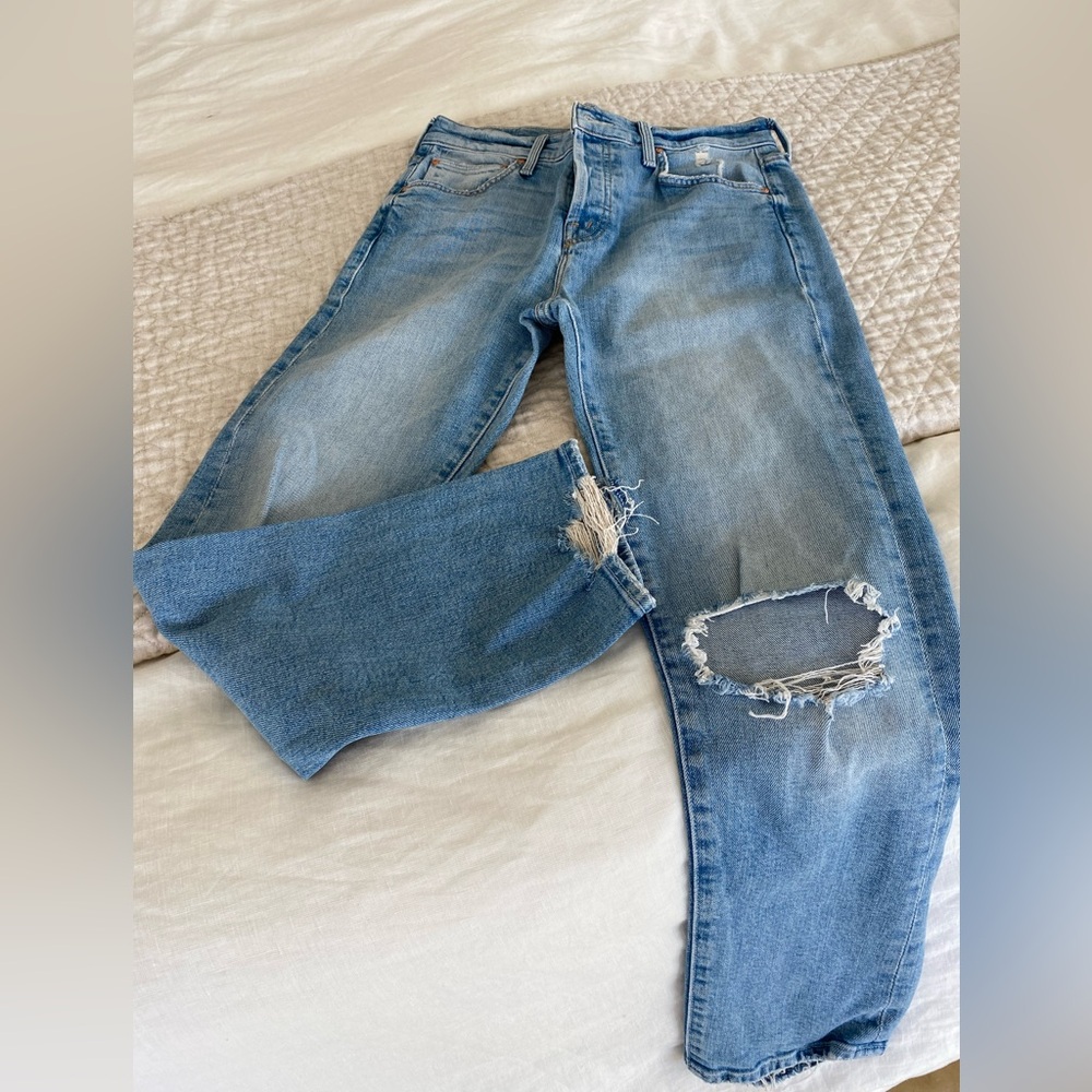 MOTHER denim jeans scrapper ankle 25